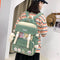 #A Backpacks Hit Color School Bookbag Rucksack Mochila Shoulder Bags Students Ba