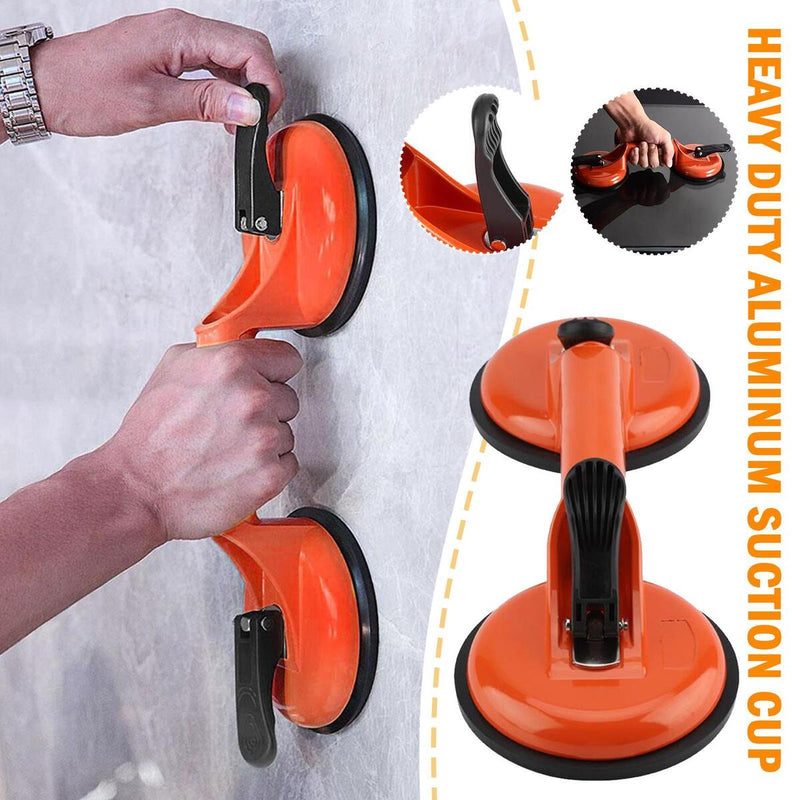 Glass Sucker Cup Heavy Duty Aluminum Alloy Rubber Vacuum Plate Handle Lifter/