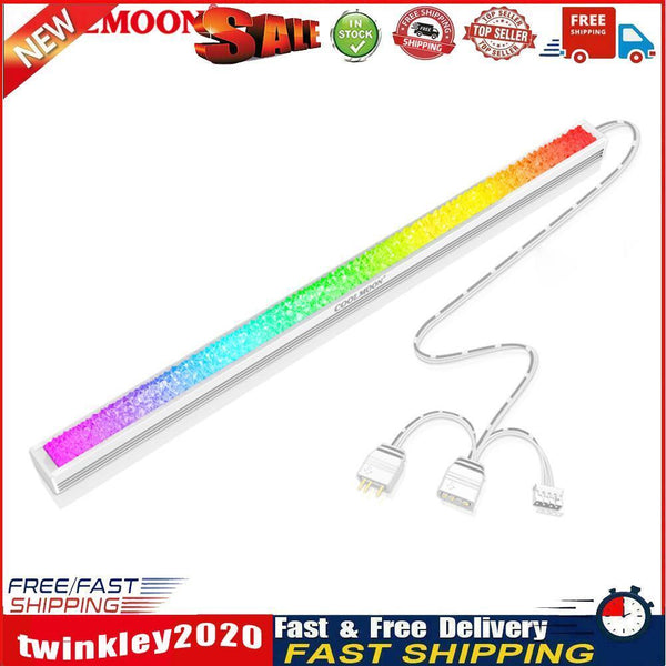 ARGB LED Strip Light 5V 3Pin/Small 4Pin Diamond Magnetic Lamp Bar (White) Newly