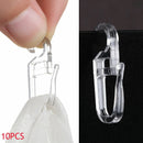 Accessories Durable Fixing Holder Wall Ring Plastic Sliding Hook Curtain Hooks