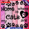 Embroidery Cat Pattern Needlework Cross Stitch Set Full Drill Diamond Painting