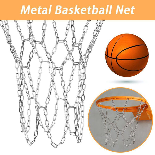 Duty Replacement Durable Metal Basketball Net Link Rims with S Hooks Chain Nets