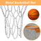 Duty Replacement Durable Metal Basketball Net Link Rims with S Hooks Chain Nets