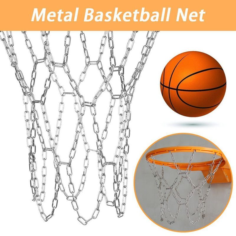 Duty Replacement Durable Metal Basketball Net Link Rims with S Hooks Chain Nets