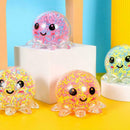 Glowing Foam Octopus Air Balloon With Light No Liquid Decompression Vent Z6Q2