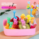 Animal Fruit Picks Cartoon Toddler Food Picks for Baby Showers Party Supplies