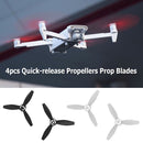 4pcs Propellers Quick Release Prop Blade for Parrot Bebop 2 (Black+White) Newly