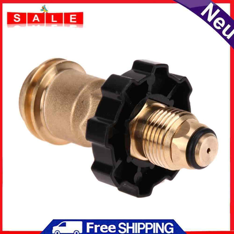 Outdoor Camping Gas Stove Adapter Burner Connection Cylinder Fit Propane POL to QC
