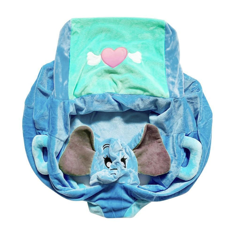 Creative Cartoon Baby Sofa Cover Learn to Sit Seat Feeding Chair Case (D) Newly