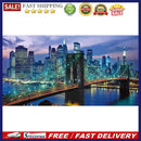 City Bridge Night Oil Paint By Numbers Kit DIY Acrylic Painting on Canvas Crafts