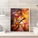 Violin Playing Oil Paint By Numbers Wall Art Posters Craft Gift Home Decor Kit