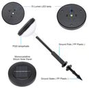 Bright Solar Pathway Lights Set Long Lighting Time Lamp (4pcs Warm RGB) Newly