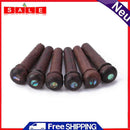 6 xRosewood Bridge Pin with 4mm Golden Classical Style Dot Acoustic Guitar
