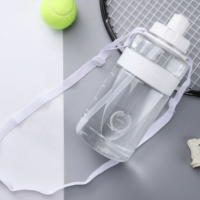 Plastic Portable Sports Large Capacity Women Summer Drinking Straw Kettle Lovely