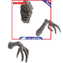 Tree Bark Face Creepy Halloween Garden Sculpture Monster Tree Face Statue