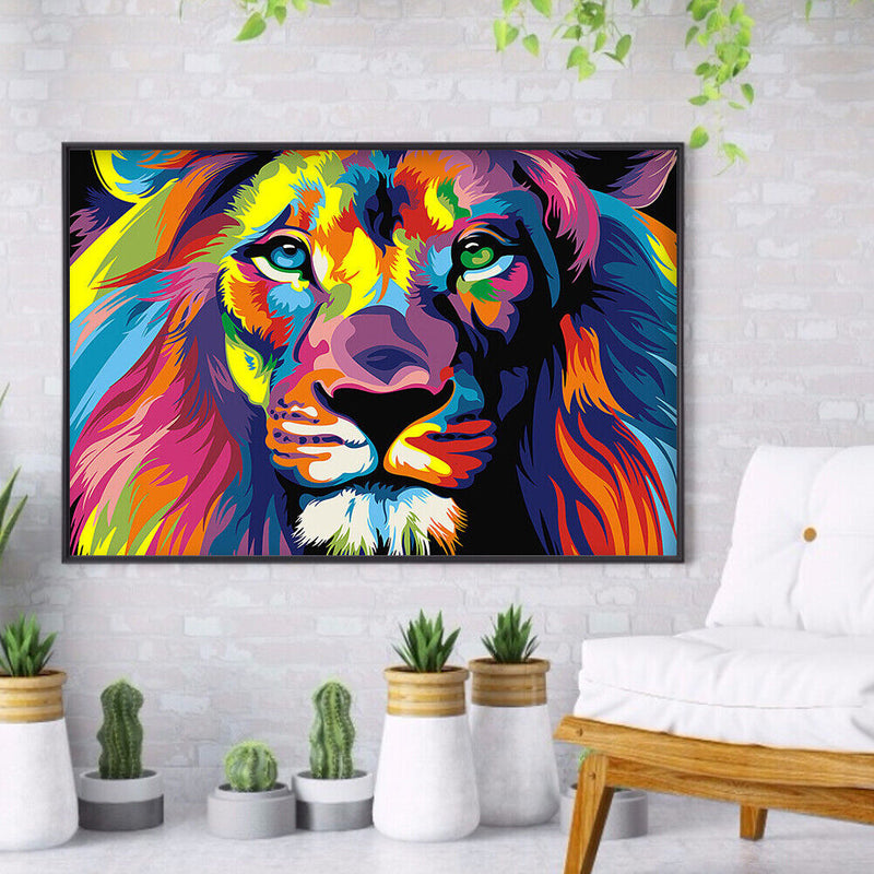 Animal 5D DIY Full Drill Diamond Painting Picture Rhinestone Mosaic Kit Decor