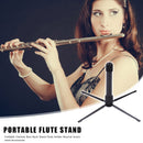 Flute Stand Portable Foldable Clarinet Rest Rack Holder Musical Instrument