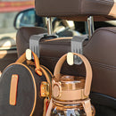 Waterproof Car Seat Back Hook Auto Interior Headrest Hanger Holder (Grey)