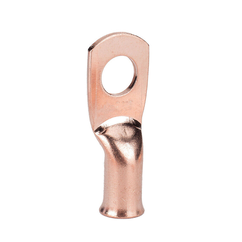 10x Heavy Duty Copper Battery Cable Ends Lugs 8AWG 3/8 with Heat Shrink Tubes