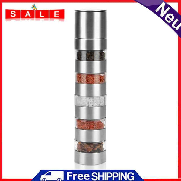 Spice Jars Bottle Seasoning Container Outdoor BBQ Condiment Organizers Portable