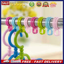 Multifunctional Cross Stitch Windproof Buckle Plastic Color Random (4 Packs)