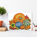 Partial Embroidery Pumpkin Printed Cross Stitch 14CT 2 Strands Cotton Kit
