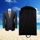 1pc Blck Dustproof Hanger Coat Clothes Garment Suit Cover Storage Bags