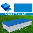 Swimming Pool Cover 450x220cm Rectangular Frame Pool Mat Waterproof Covers