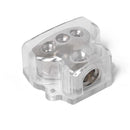 3-Way Car Audio Amp Power/Ground Cable Splitter Power Distribution Block Newly