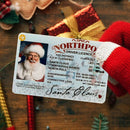#A Plastic Santa Flight Cards Creative Xmas Gifts Cards Xmas Eve Tree Decoration