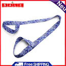 Yoga Mat Strap Belt Adjustable Shoulder Fitness Carrying Bel (Blue Flower)