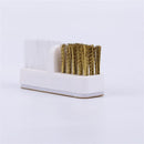 Tools Portable Copper Wire Cleaner Dual Brush Nail Drill Bits Cleaning Brush