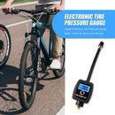 Portable Digital Display Electronic Tire Pressure Gauge for Motorcycle Bicycle