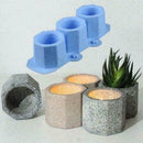 Ceramic Clay Handicraft Flower Pot Silicone Mold Succulent I2S1 Planter P9G5