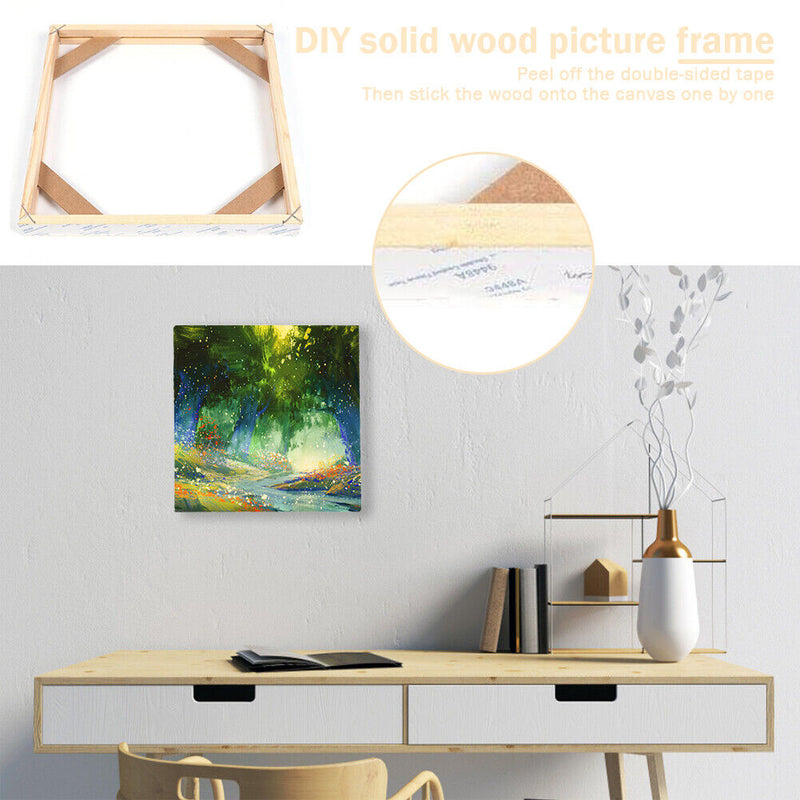 Photo Picture Hanger Framework Canvas Poster Drawing Frame Art Craft Accessories