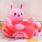 Baby Sofa Support Seat Cover Cartoon Animal Plush Learning To Sit Chair with