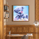 5D DIY Diamond Painting Full Round Drill Animal Bear Wall Decor Rhinestone Art