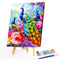 Animal Oil Paint By Numbers Kit DIY Frameless Drawing Picture for Adults Deco