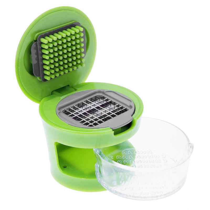 Portable Mini Garlic Grater Chopper Slicer Onion Hand Press Grinder Crusher
