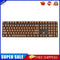 104pcs Universal Mechanical Keyboard Keycap PC Bakclit Key Cap Set (Coffee)