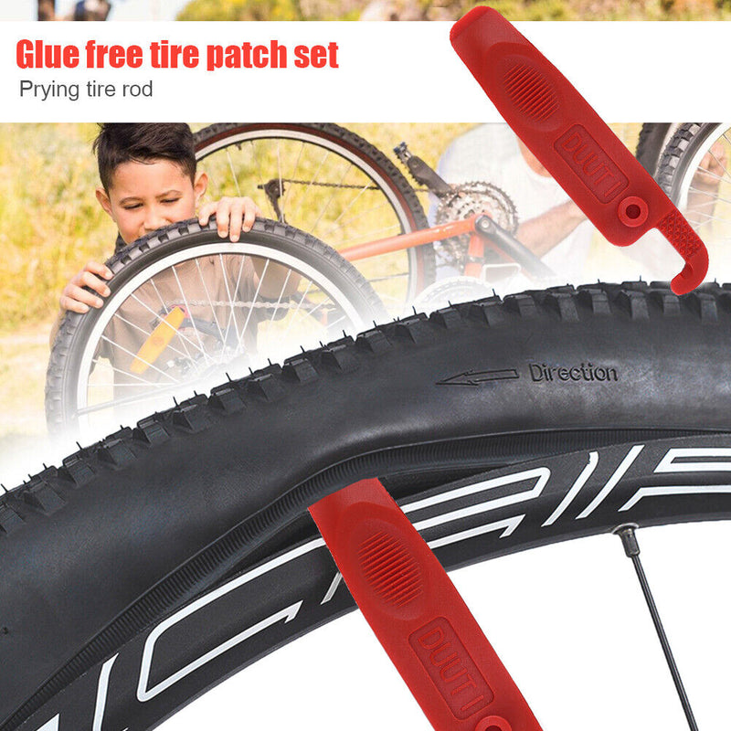DUUTI Bicycle Air Pump MTB Road Bike Cycling Tire Patch Puncture Repair Tool Kit