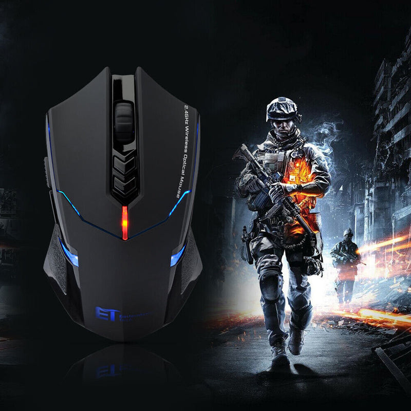 ET X-08 2000DPI Adjustable 2.4G Wireless Professional Gaming Mouse Mice