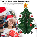 Mini Christmas Tree Decoration Wood Landscaping Craft Home Desktop Ornament