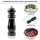Manual Oak Wood Salt&Pepper Mill Spice Grinder Wooden Pot Tools Kitchen C4U3