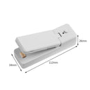 Mini Heat Bag Vacuum Heat Sealer for Plastic Bag Storage Food Snack (Grey)