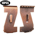 10X Heavy Duty Brick Hooks Hanger Clips Fastener Hook x Clip Metal 67mm Q9E6