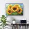Oil Paint By Numbers Sunflowers Coloring Picture Drawing L483