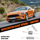 Chrome Alloy Throttle Return Spring Bracket + Dual Springs for Chevy Ford