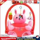 Baby Sofa Support Seat Cover Plush Learning To Sit Chair with Rod (Rabbit) Newly