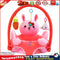 Baby Sofa Support Seat Cover Plush Learning To Sit Chair with Rod (Rabbit) Newly